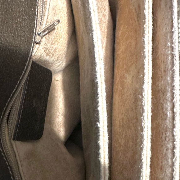 Gucci beige Ebony Vintage Coated Canvas Satchel - Picture 16 of 16